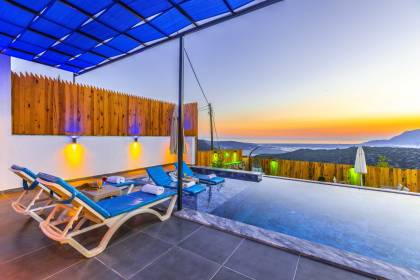 Villa Erva Duo | Kalkan Deniz Manzaralı Villa