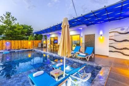 Villa Erva Duo | Kalkan Deniz Manzaralı Villa