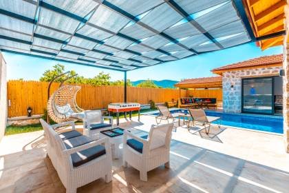 Villa Yaz 6 | Kalkan Saunalı, Isıtma Havuzlu Villa Kiralama