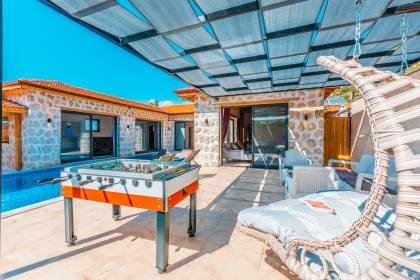 Villa Yaz 6 | Kalkan Saunalı, Isıtma Havuzlu Villa Kiralama