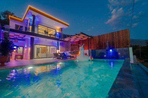 Villa Antalyalım | Kalkan Korunaklı Havuzlu